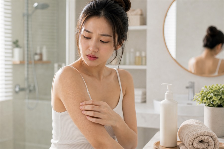 Vì sao da body sần sùi dù dưỡng thể mỗi ngày?